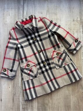 Burberry Kids Wool Coat